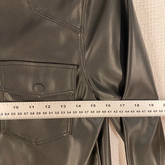 Zara Faux Woman's Leather Jacket | Size 10 - Picture 7 of 7